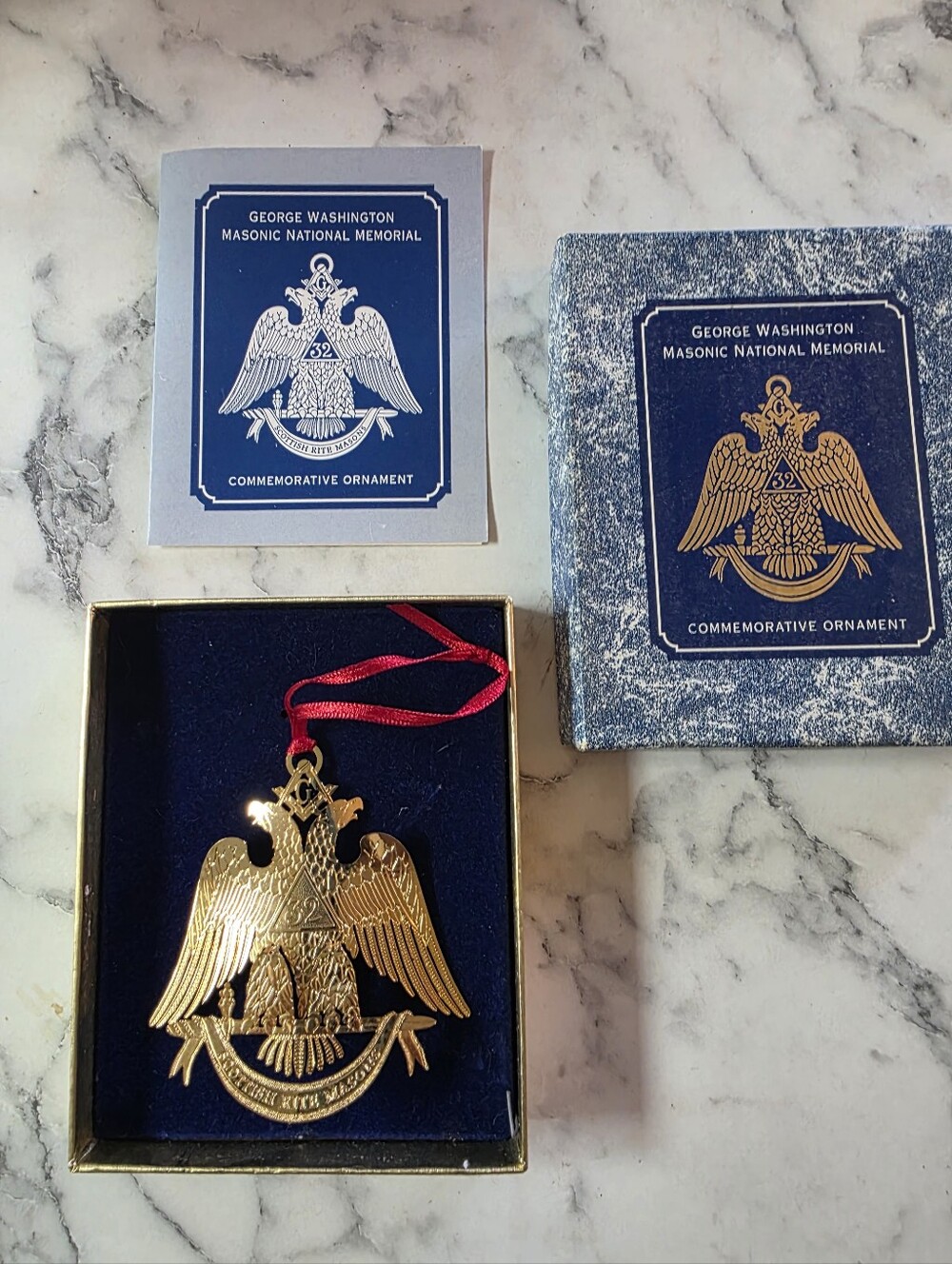 Gold Commemorative Ornament